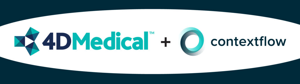 4DMedical and contextflow logos